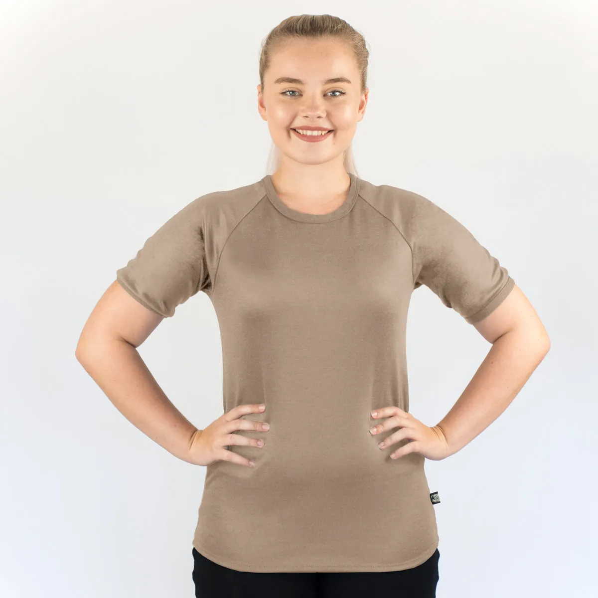 #113 Short Sleeve Raglan Merino T-shirt 275gsm