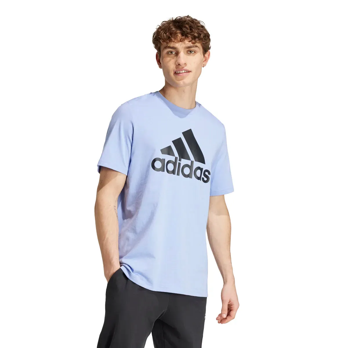 adidas Men's Big Logo Single Jersey Tee