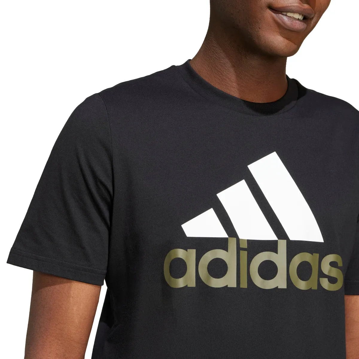 adidas Men's Big Logo Single Jersey Tee