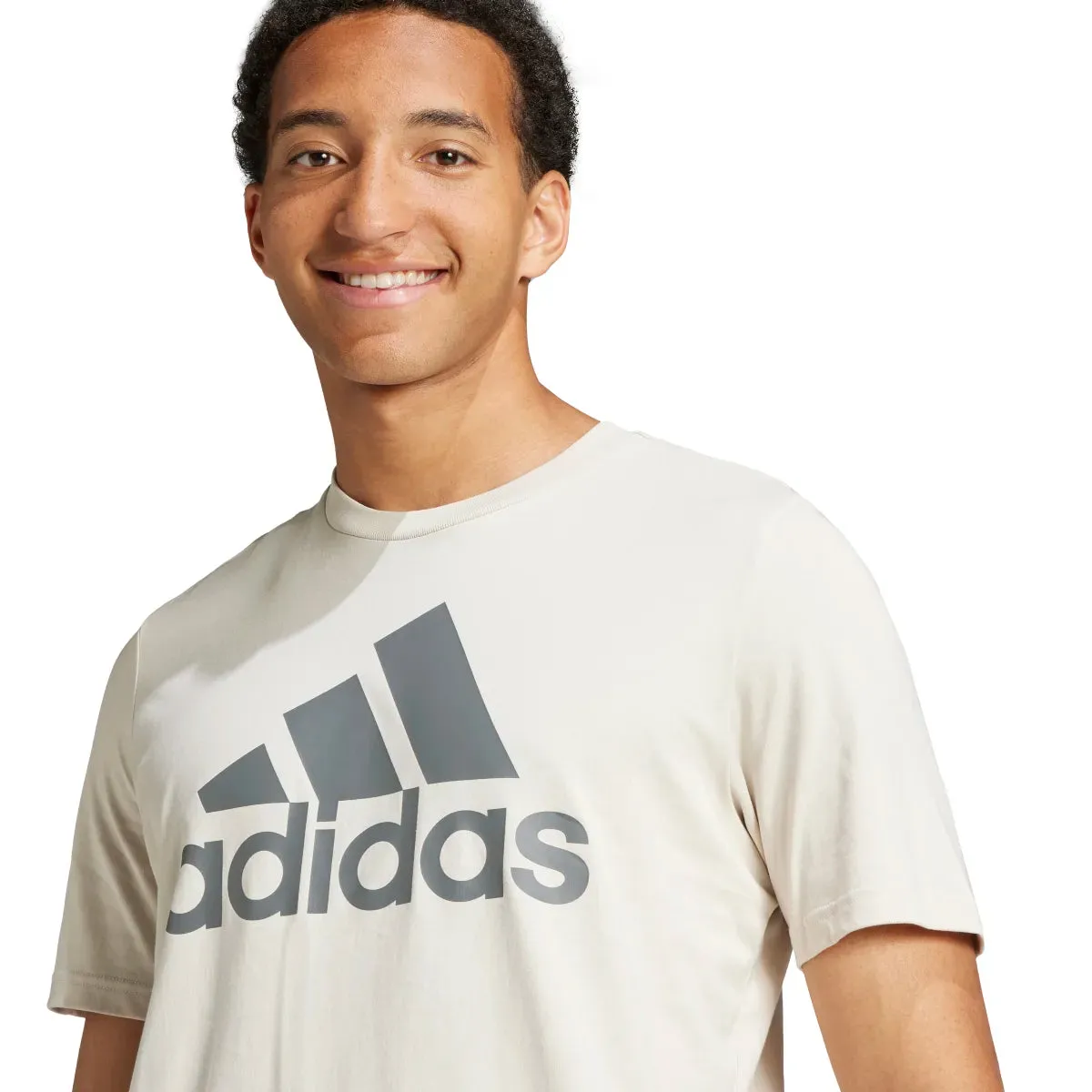 adidas Men's Big Logo Single Jersey Tee