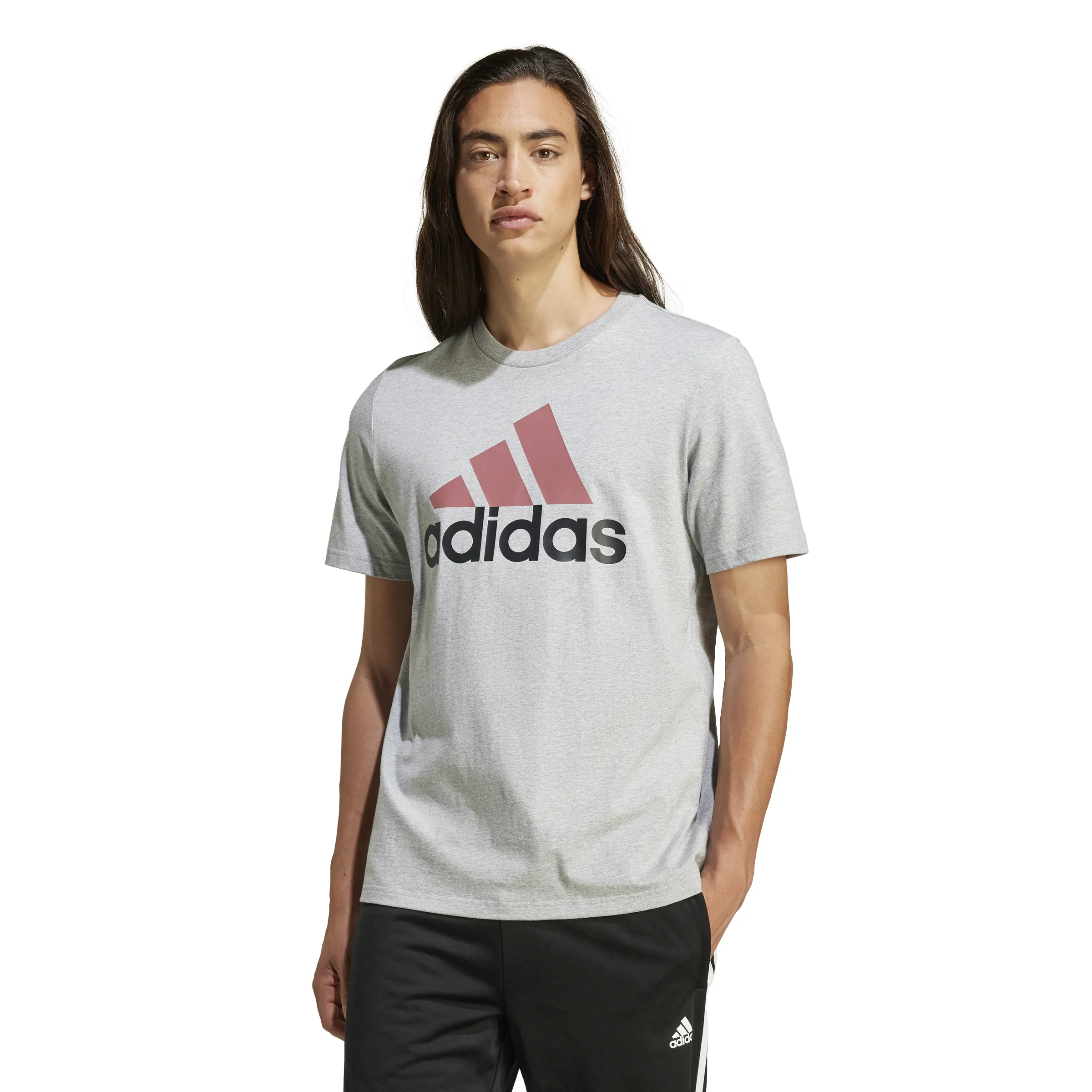 adidas Men's Big Logo Single Jersey Tee