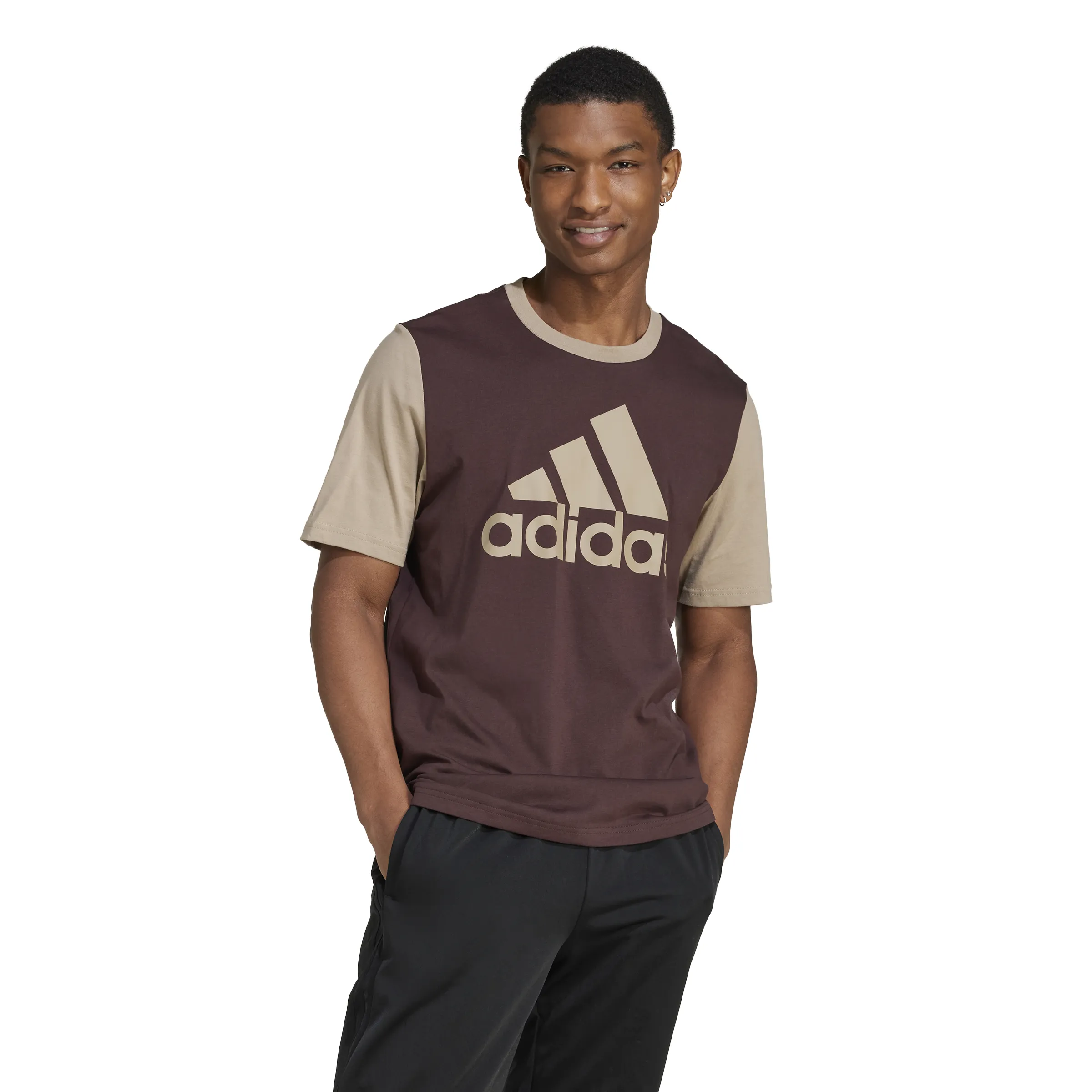 adidas Men's Big Logo Single Jersey Tee