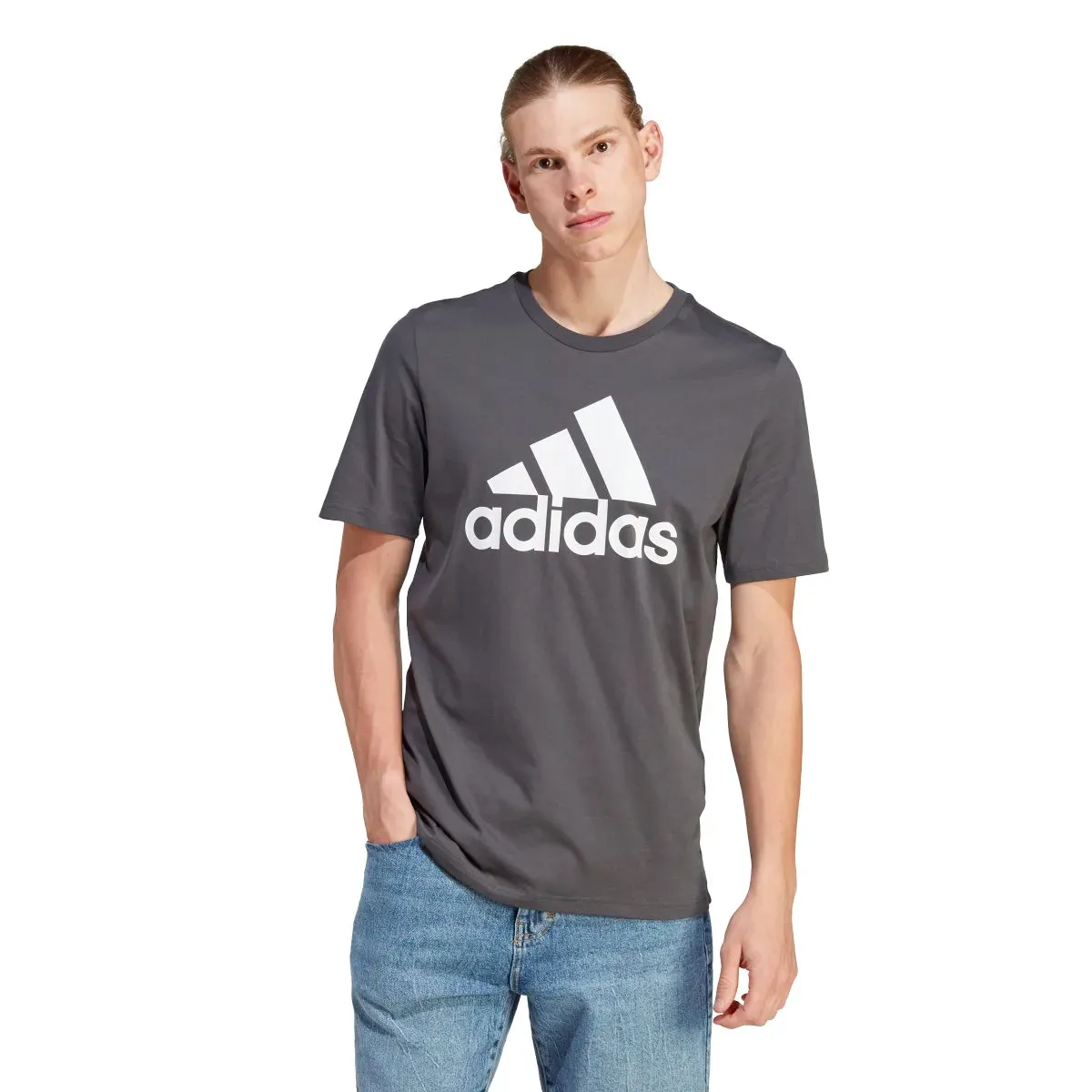 adidas Men's Big Logo Single Jersey Tee