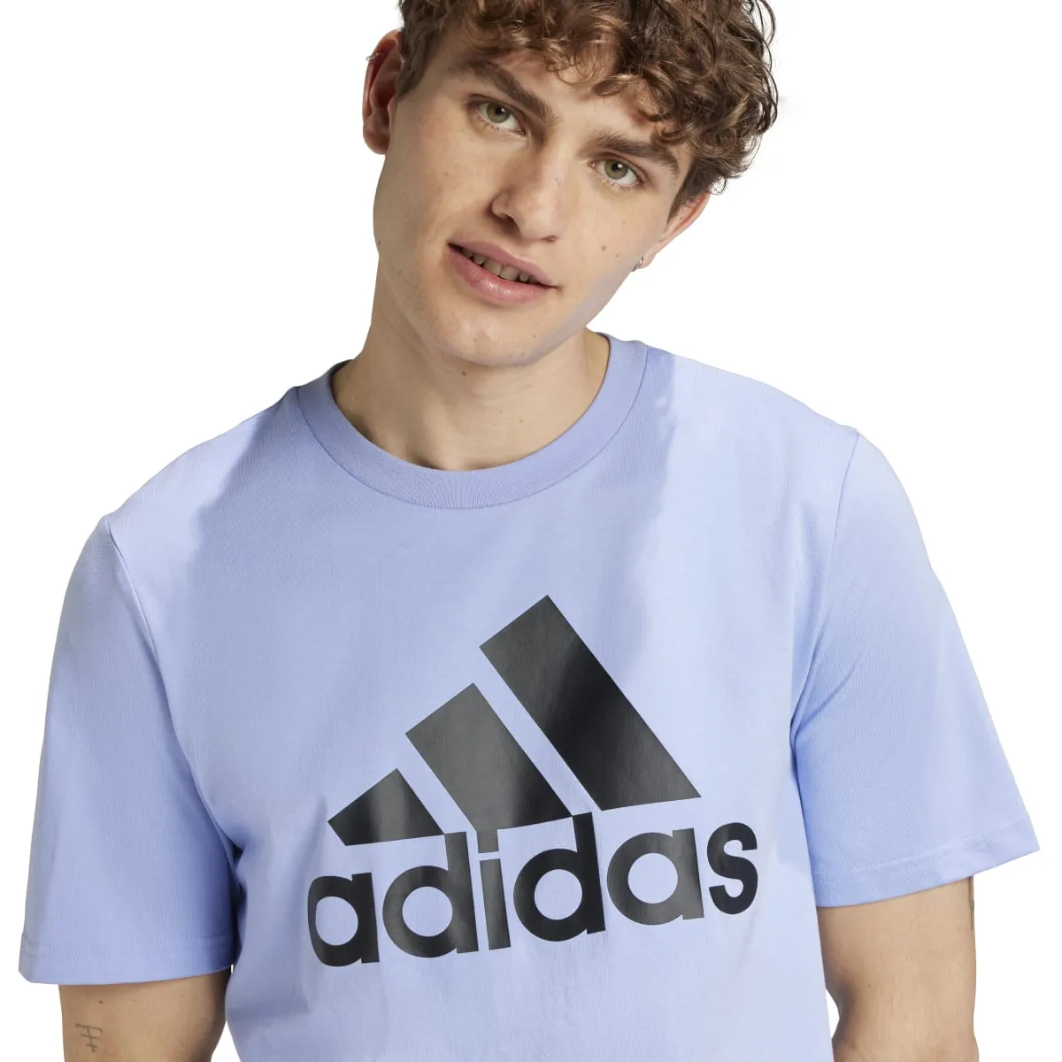 adidas Men's Big Logo Single Jersey Tee