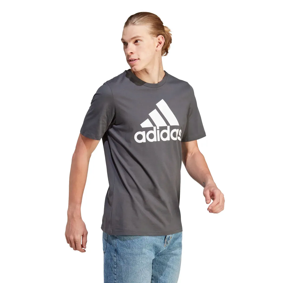 adidas Men's Big Logo Single Jersey Tee