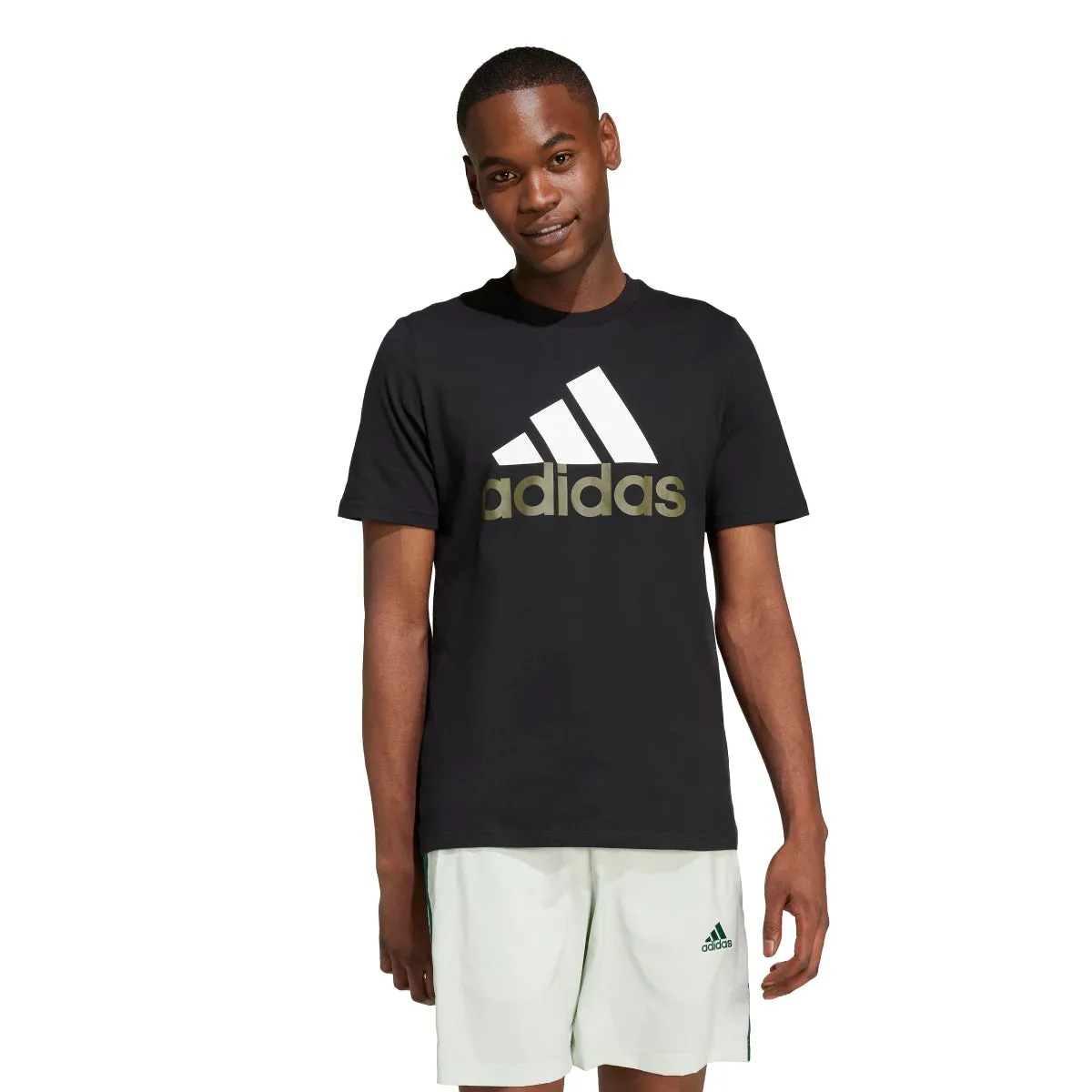 adidas Men's Big Logo Single Jersey Tee