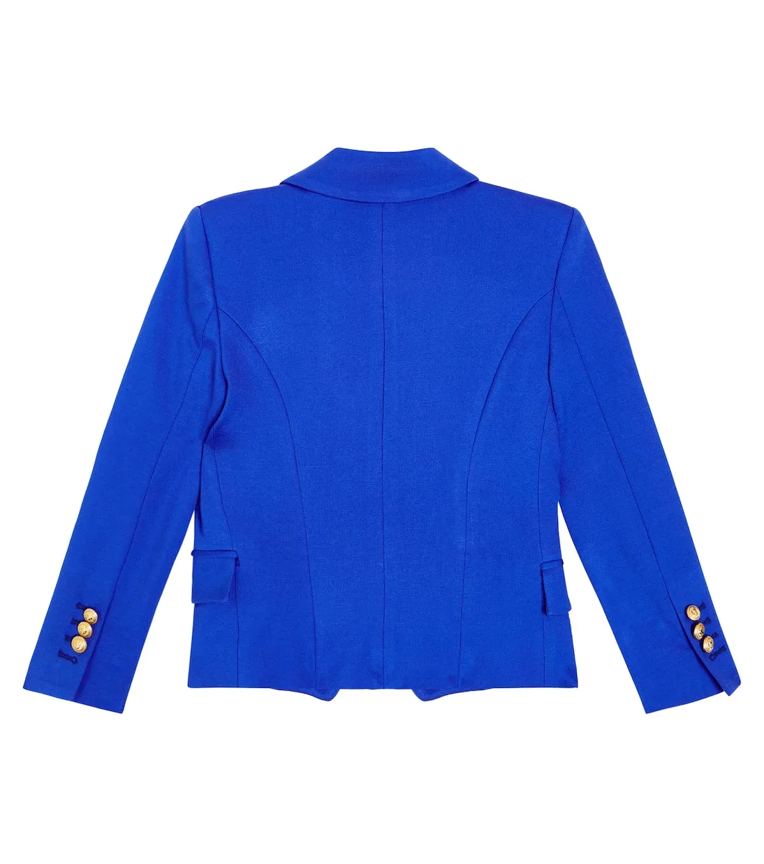 Balmain Kids double-breasted jacket, blue