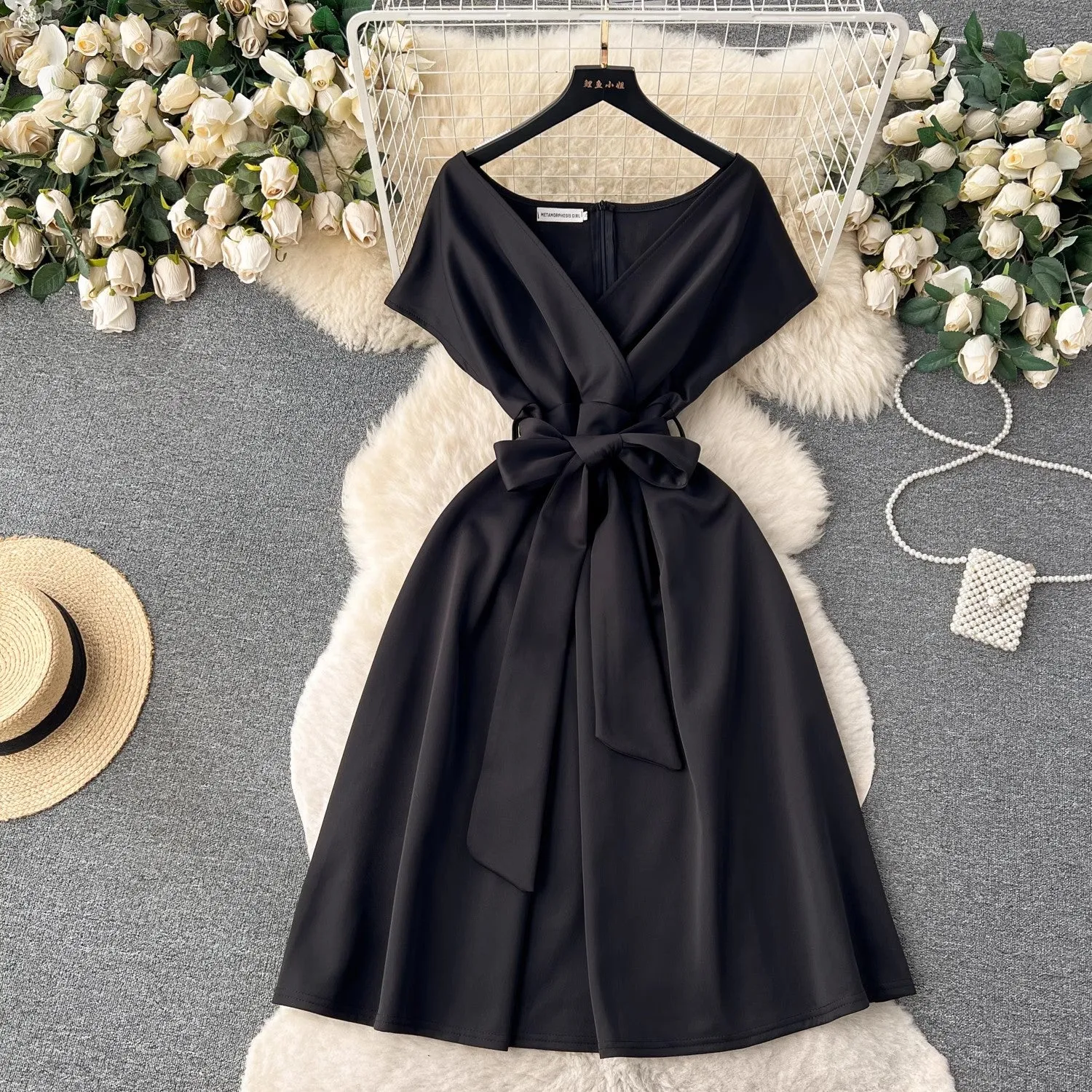 banquet party dress for women chic dress      S4627