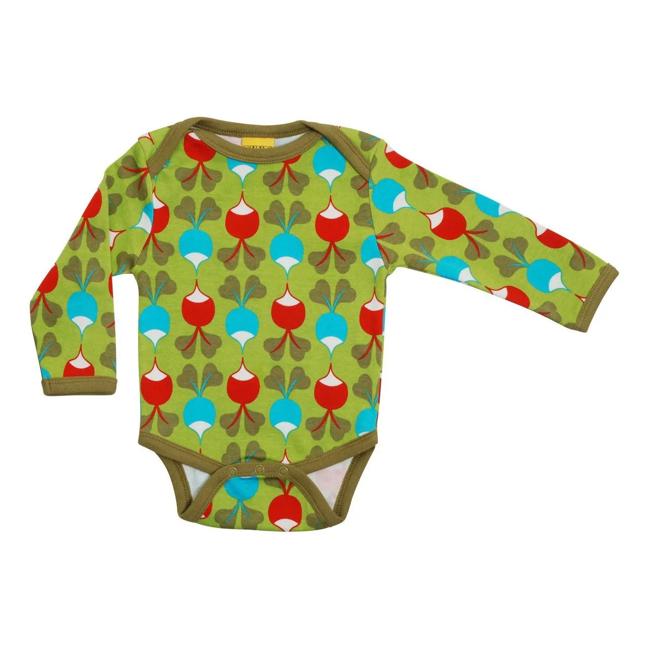 Big Radish - Green Long Sleeve Onesie