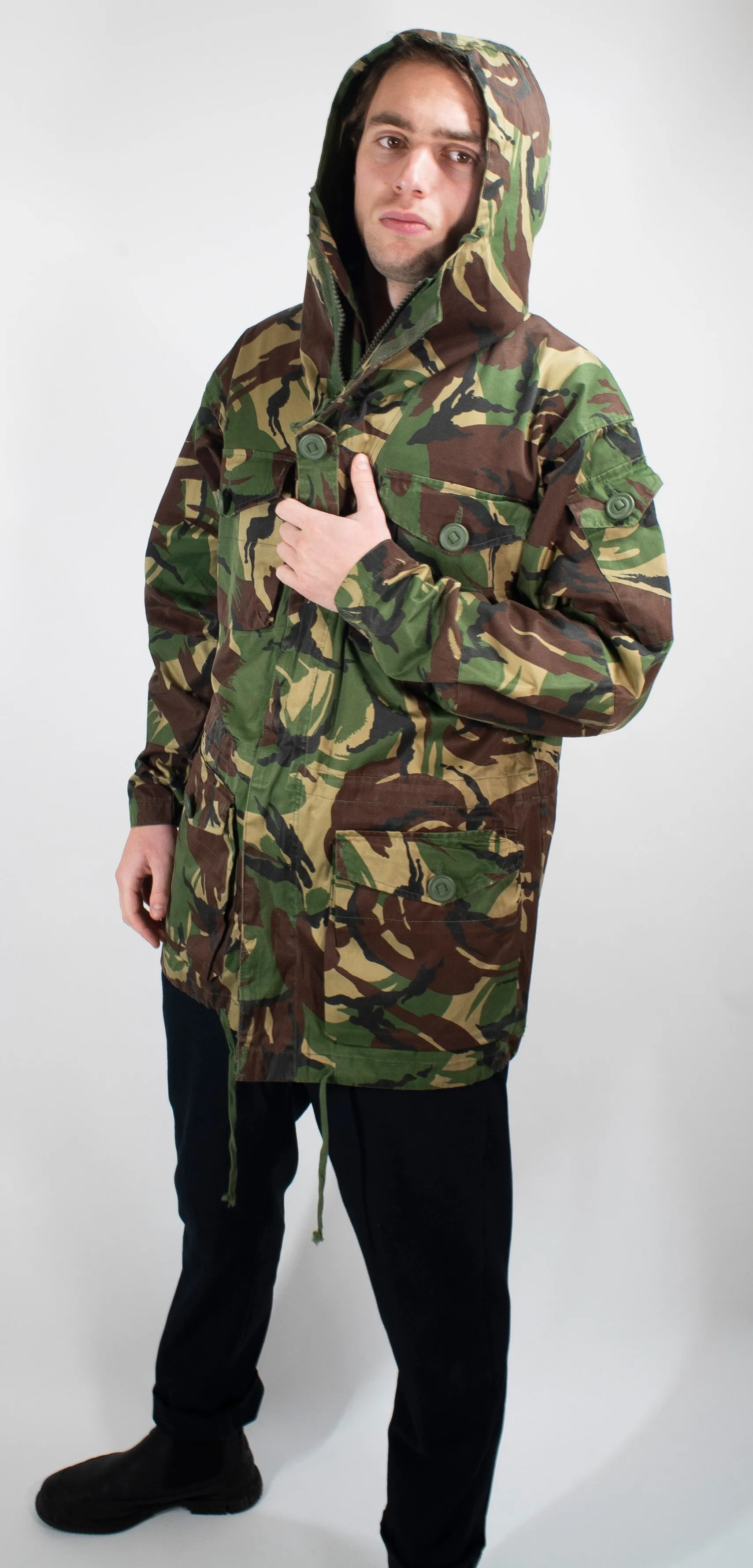 British Woodland Camo Windproof Smock - replica – unissued