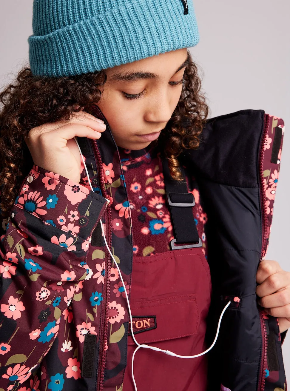 Burton Elodie Girls Jacket Flower Camo