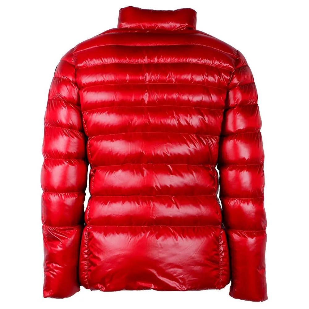 Centogrammi Reversible Red Nylon Duck Down Jacket