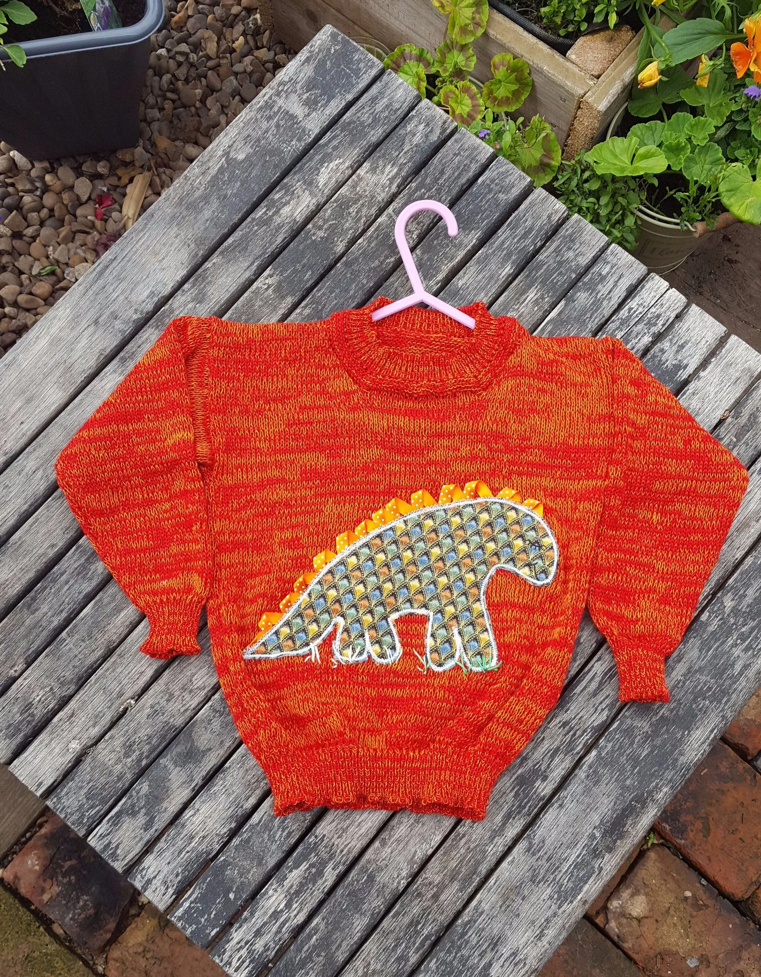 Childrens Made to Order Dinosaur Jumper