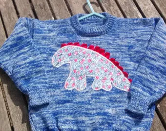 Childrens Made to Order Dinosaur Jumper