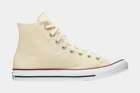 Chuck Taylor All Star Classic Colors High Solid Canvas Adult Lifestyle Shoe (Natural White)