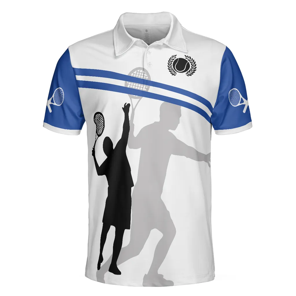 Coolspod Tennis You Just Got Served All Over Printed 3D Polo Shirt, Perfect Gift for Tennis Lovers