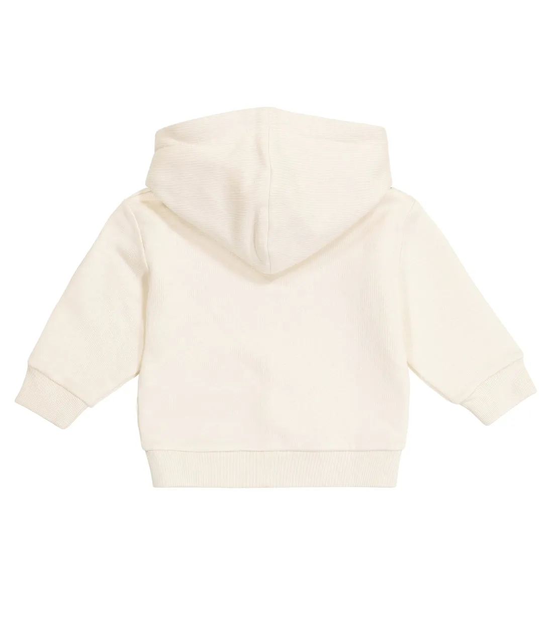 Cotton jersey sweatshirt with baby Gucci Kids logo, white