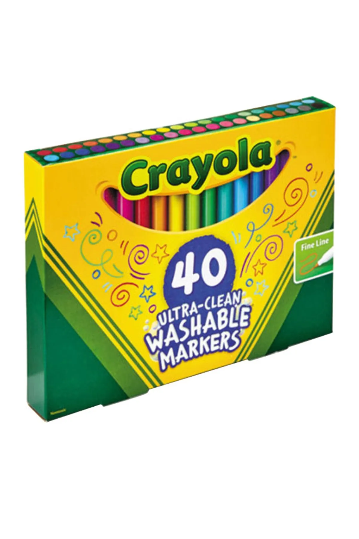 Crayola Ultra-Clean Washable Fine Line Kids Markers