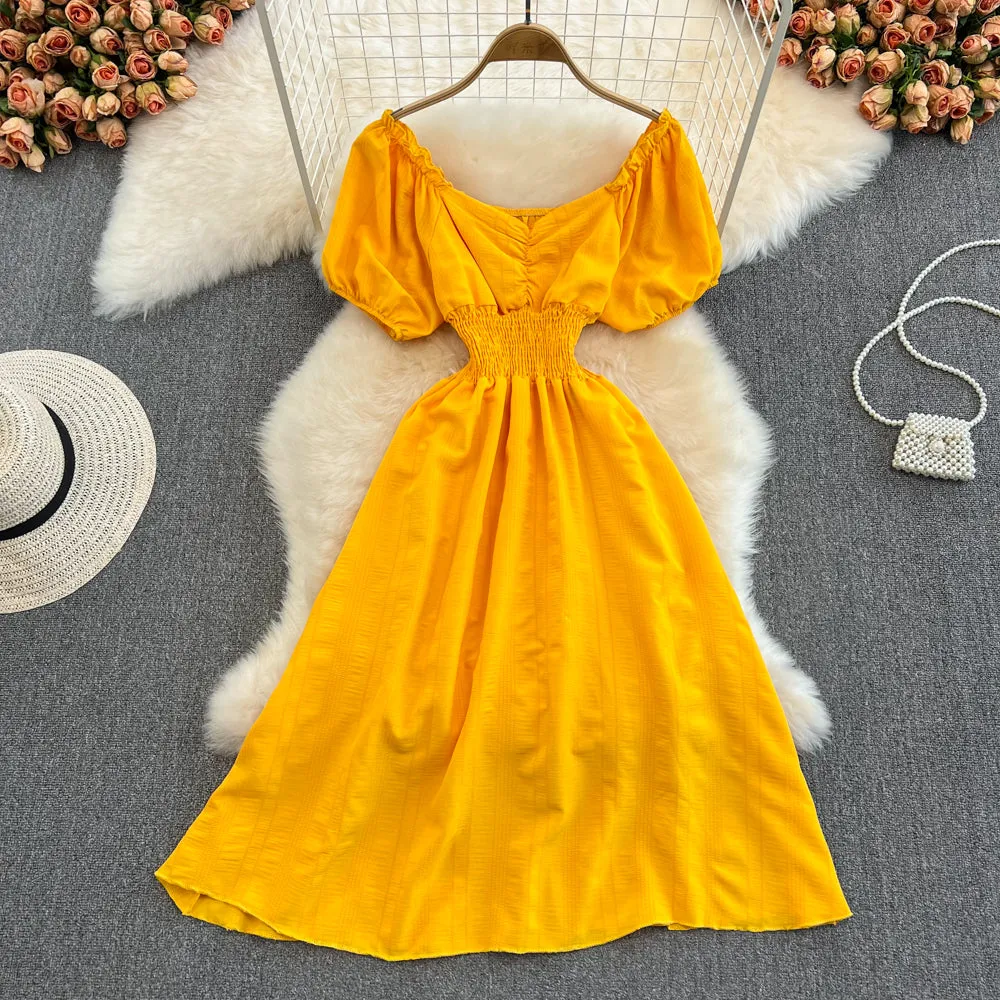 Cute A Line Short Dress Fashion Dress     S4447