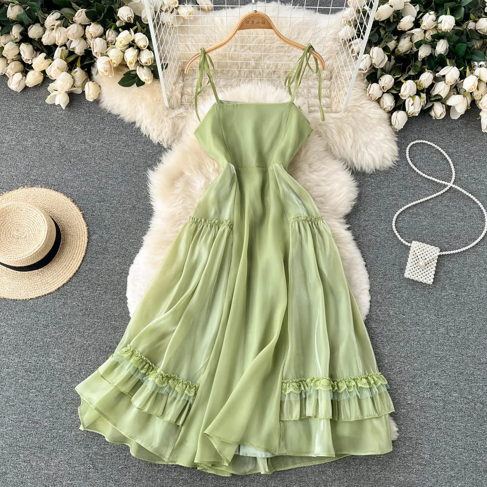 Cute tulle lace short dress fashion dress   S328