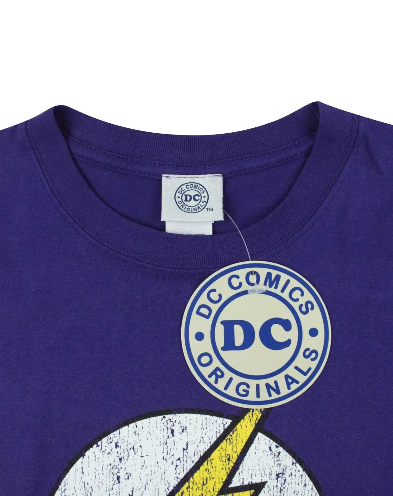 DC Comics Flash Boys Purple Short Sleeved T-Shirt