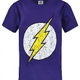 DC Comics Flash Boys Purple Short Sleeved T-Shirt