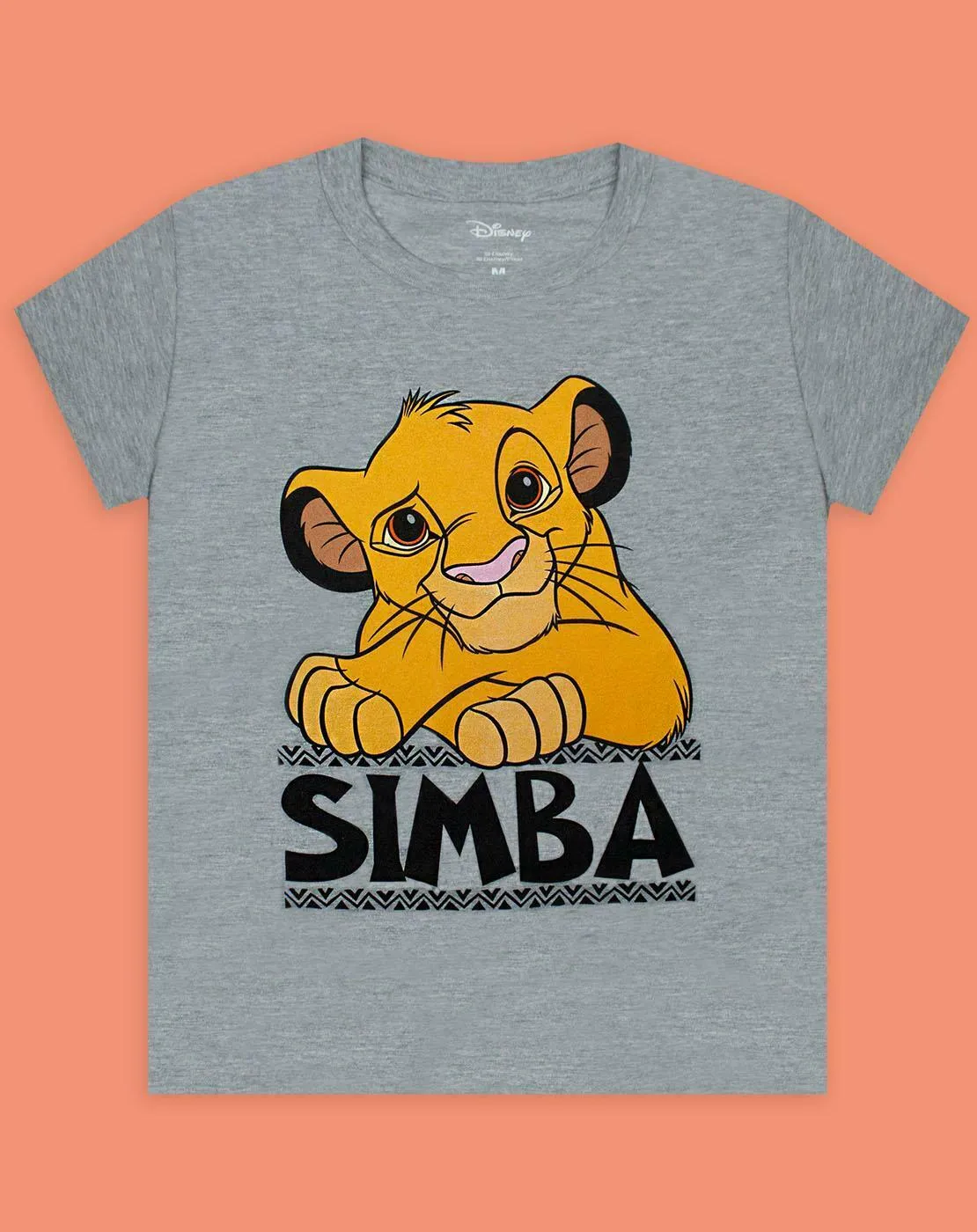 Disney Lion King Boys Grey Short Sleeved T-Shirt