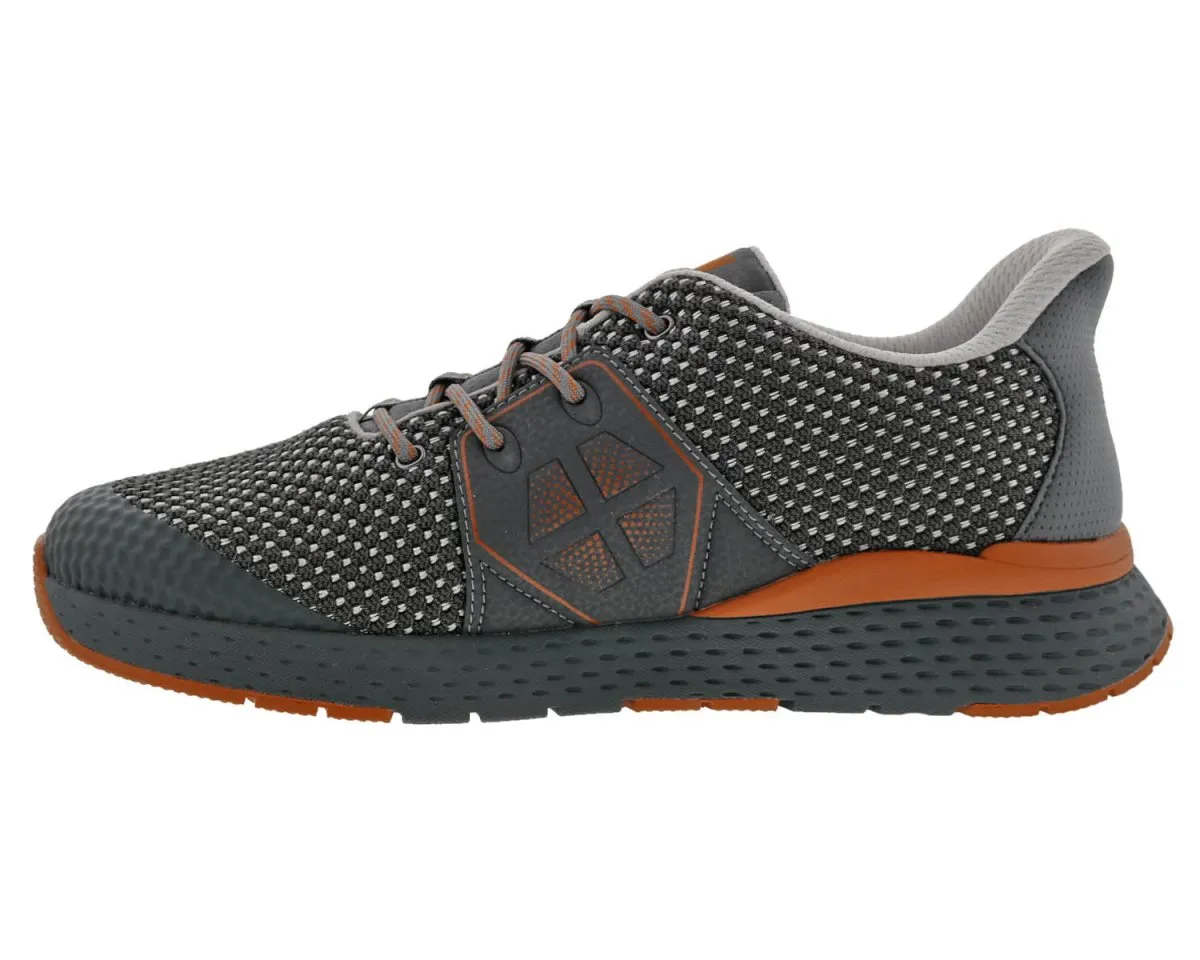 Drew Perform Men's Athletic Walking Shoe In Grey Combo