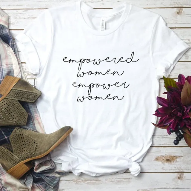 Empowered Women Empower Women Christian Statement Shirt