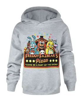 Five Nights At Freddy's Boys Grey Hoodie