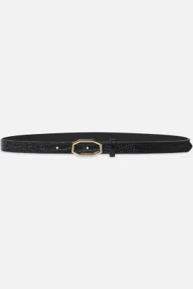 Frame - Angular Buckle Belt (Black)