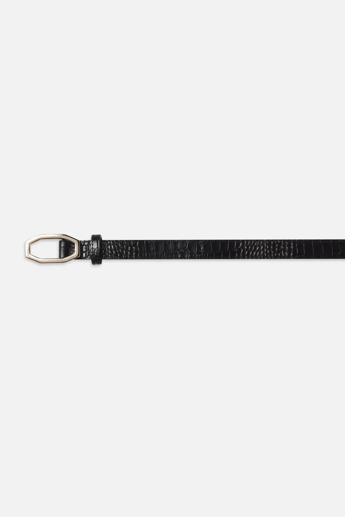 Frame - Angular Buckle Belt (Black)