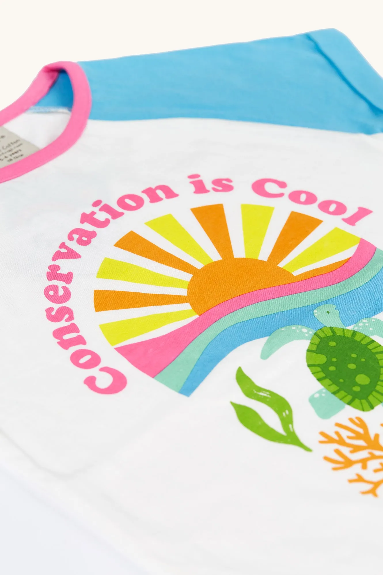 Frugi Nyomi Raglan T-Shirt - Conservation