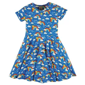 Frugi Rainbow Skies Spring Skater Dress