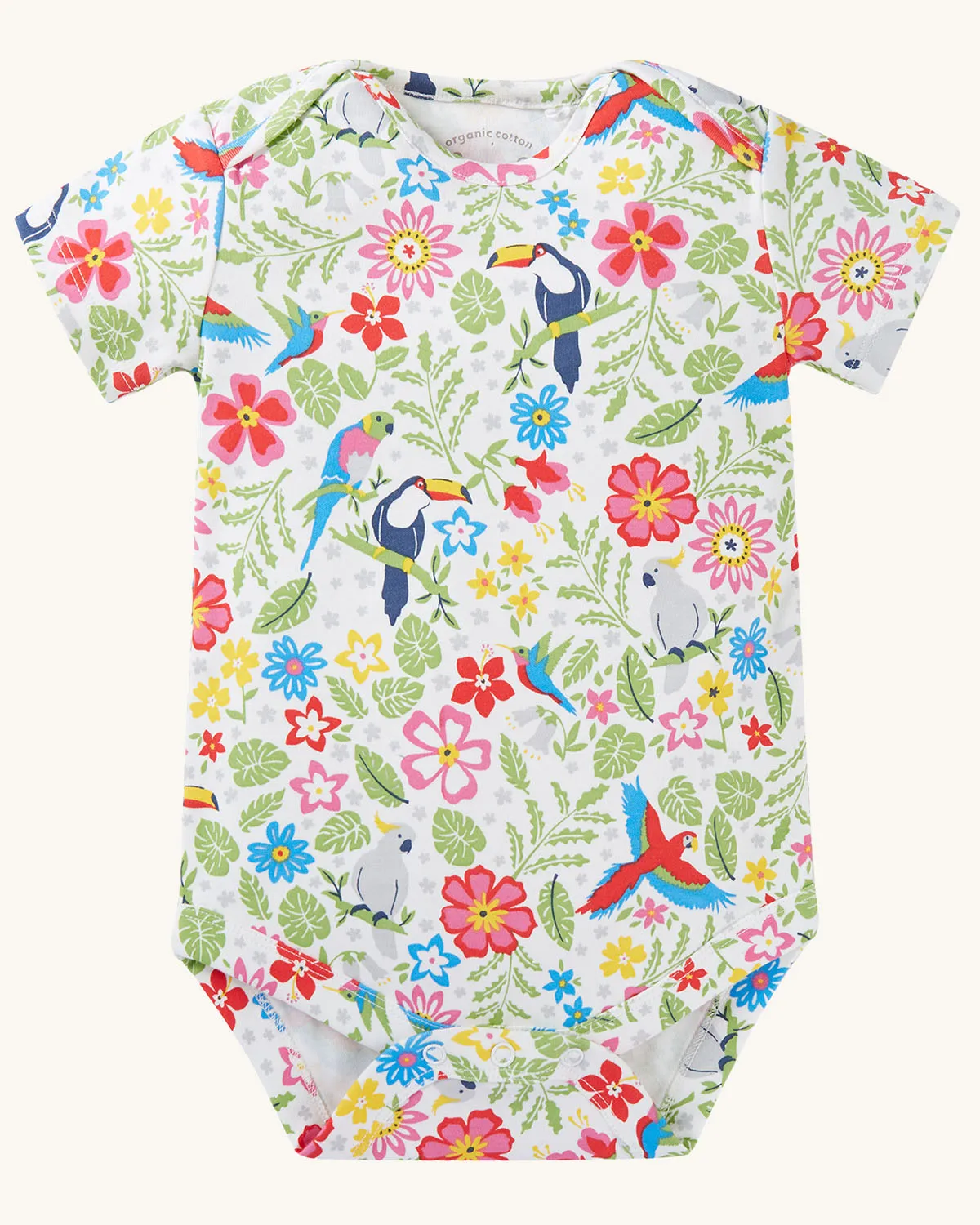 Frugi Super Special Body 2-Pack - Tropical Birds