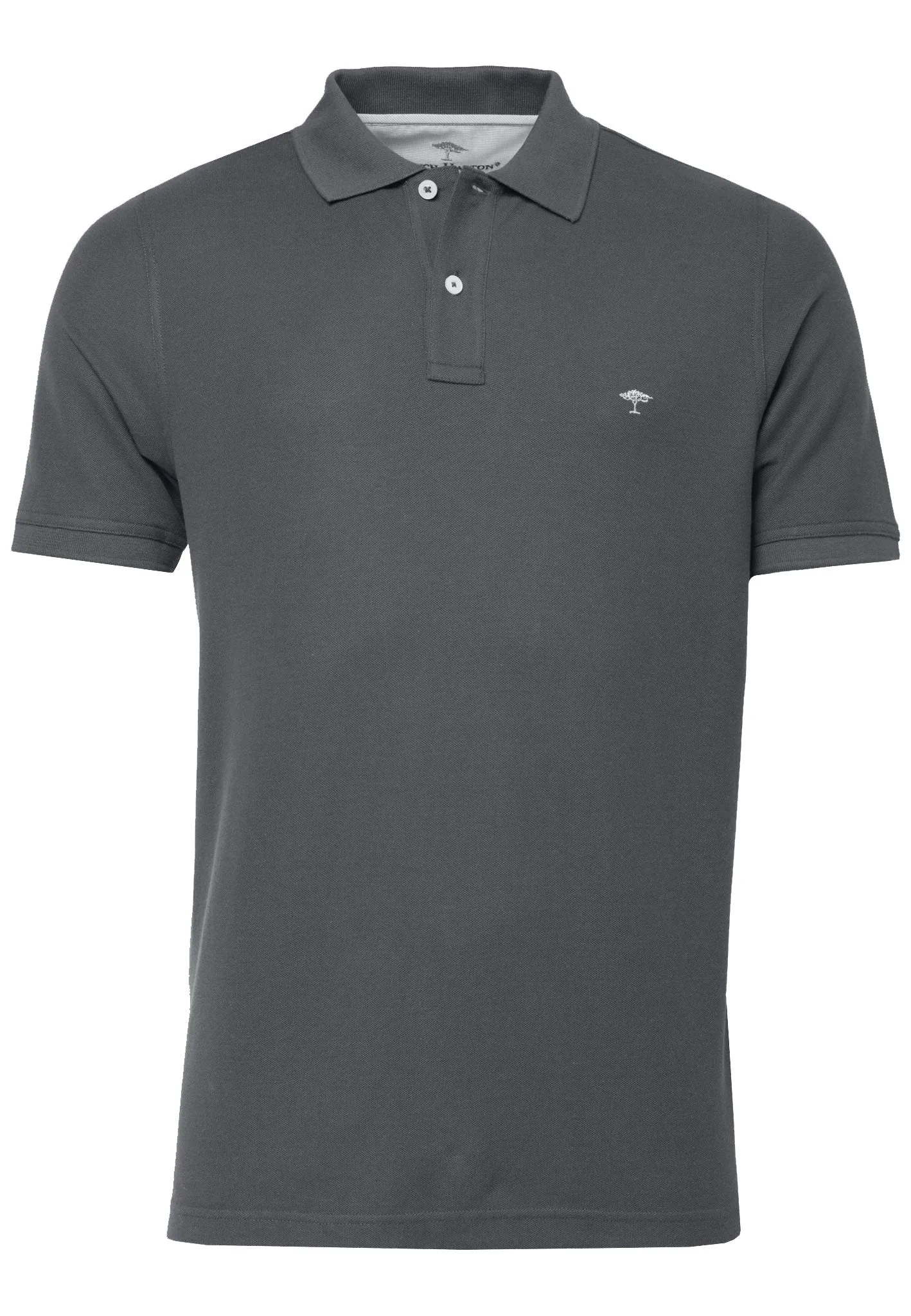 FYNCH HATTON Pique Polo Shirt - Men's Supima Cotton – Asphalt