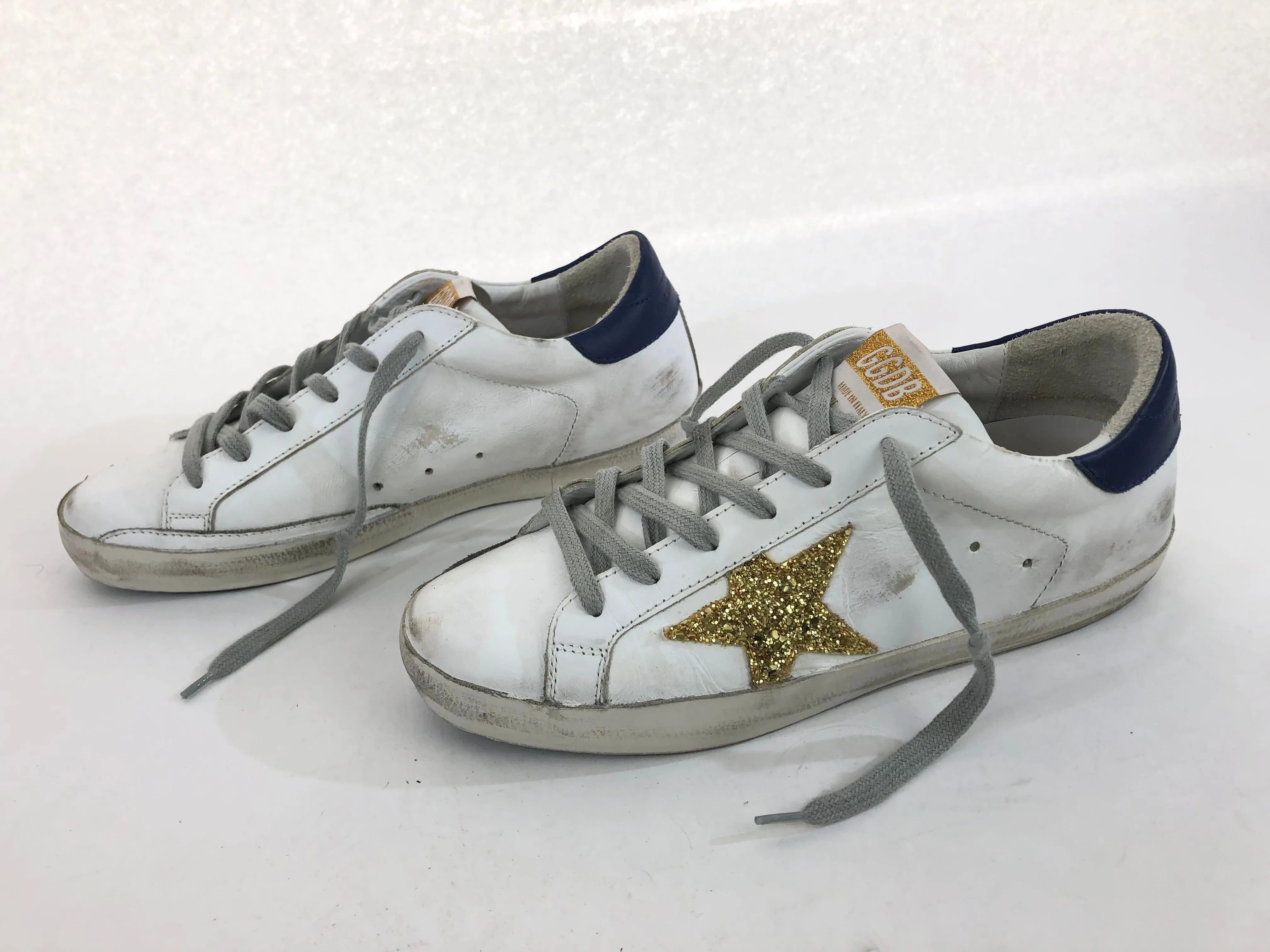 Glitter Superstar Sneakers | Size US 8- EU 38