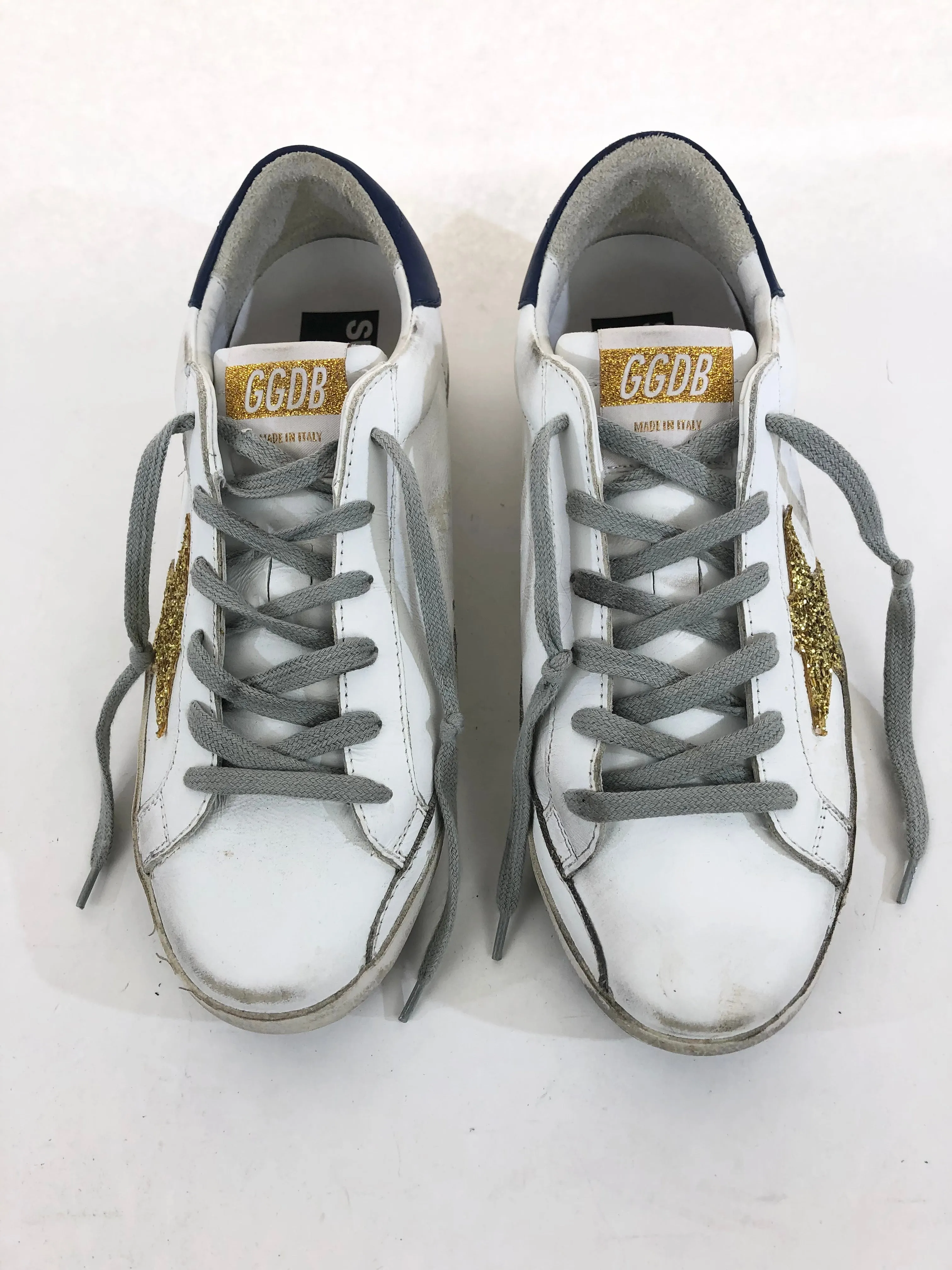 Glitter Superstar Sneakers | Size US 8- EU 38