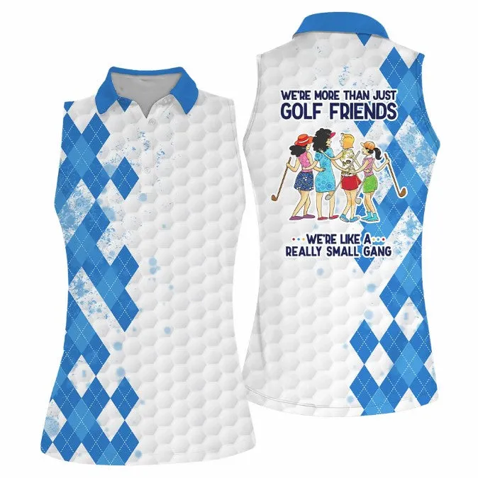 Golf Friends Sleeveless Women Polo Shirt For Ladies, Golf Shirt