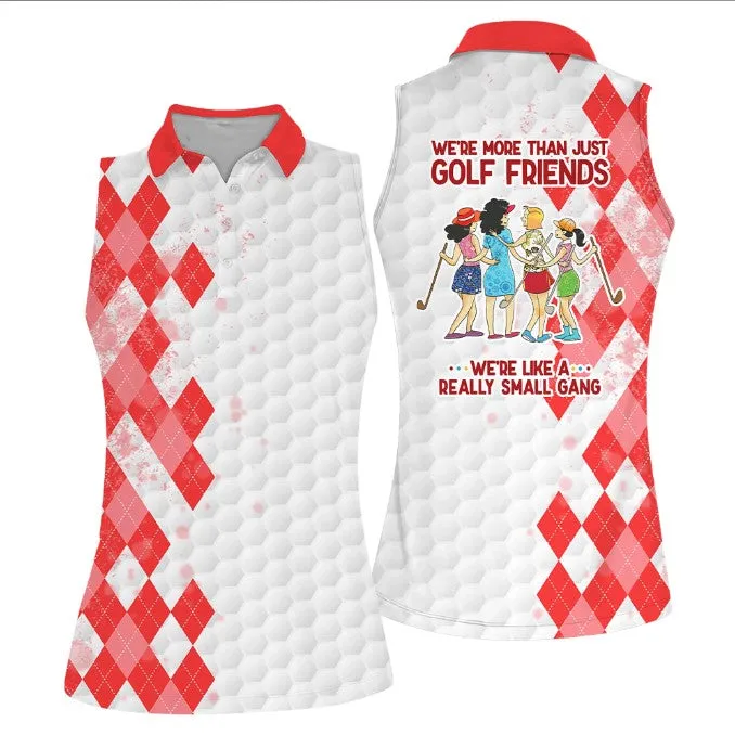 Golf Friends Sleeveless Women Polo Shirt For Ladies, Golf Shirt