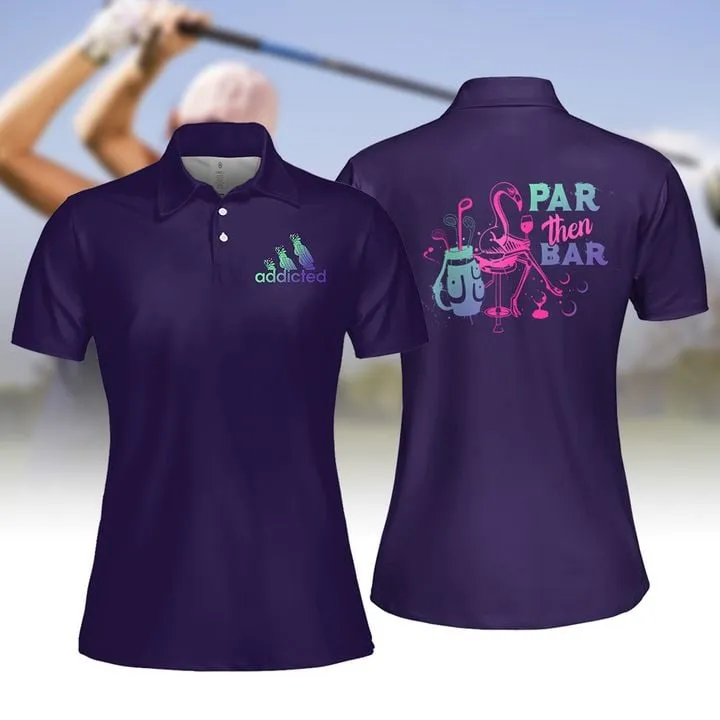 Gradient Par Then Bar Flamingo Women Golf Apparel