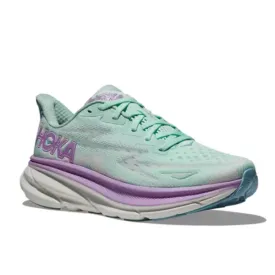 HOKA Women's Clifton 9 Wide Sunlit Ocean/Lilac Mist