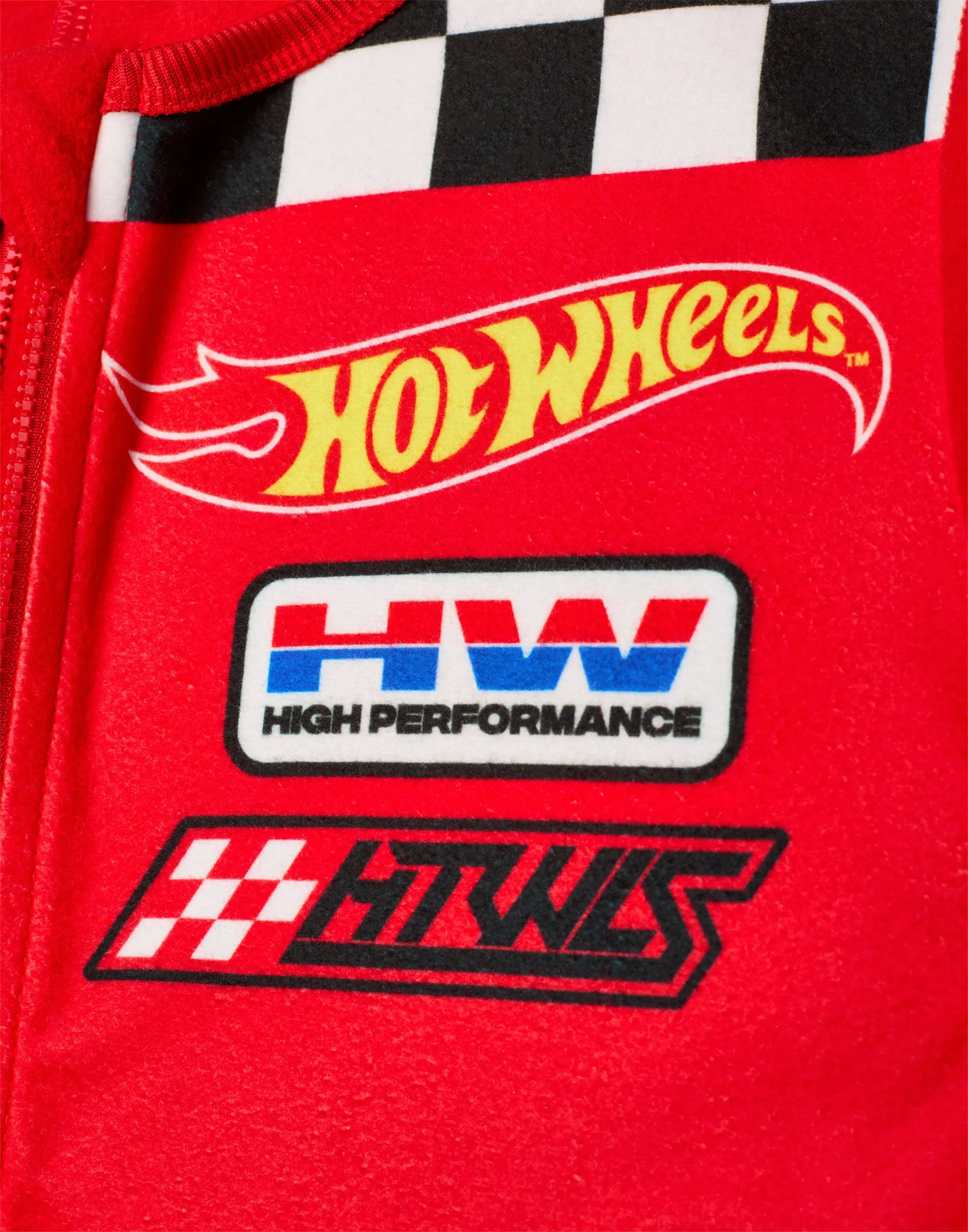 Hot Wheels Pit Crew Style Boys Red Onesie