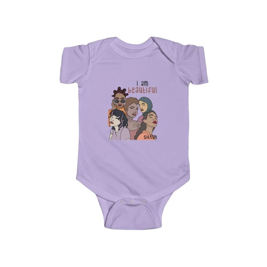 IAC KIDS Clothing  Infant Fine Jersey Bodysuit / I am Beautiful