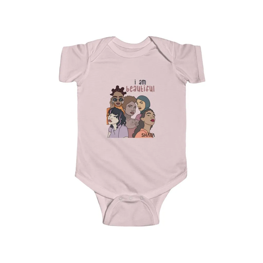 IAC KIDS Clothing  Infant Fine Jersey Bodysuit / I am Beautiful