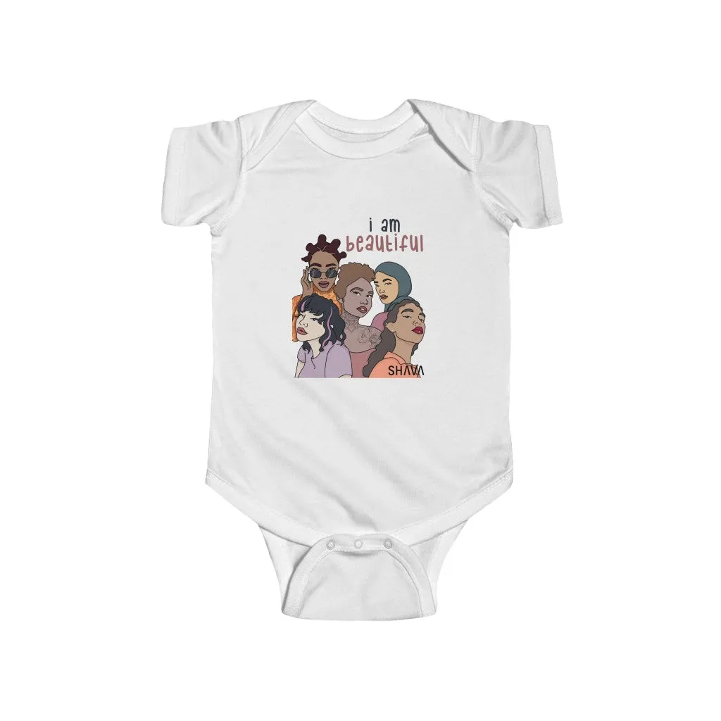 IAC KIDS Clothing  Infant Fine Jersey Bodysuit / I am Beautiful