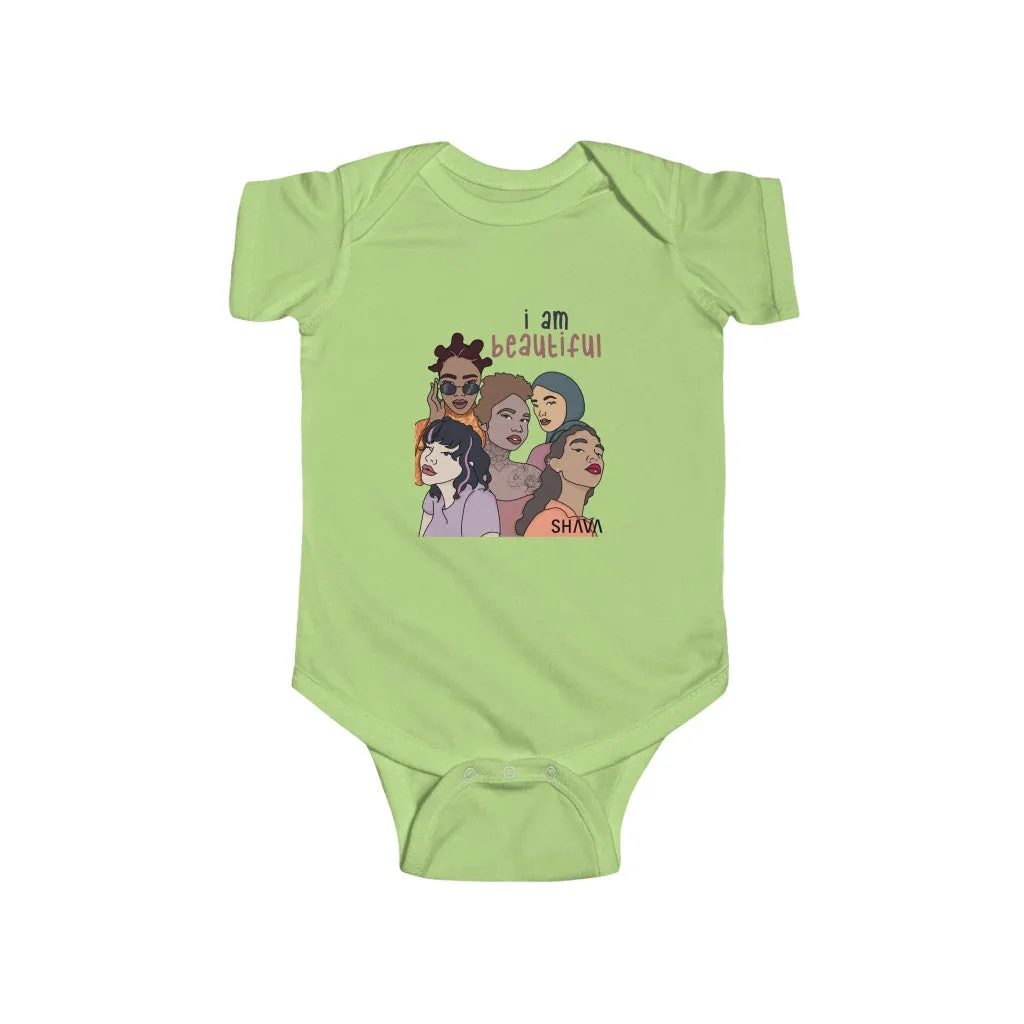 IAC KIDS Clothing  Infant Fine Jersey Bodysuit / I am Beautiful