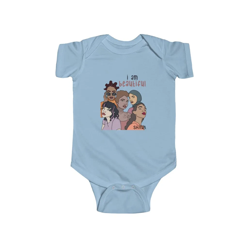 IAC KIDS Clothing  Infant Fine Jersey Bodysuit / I am Beautiful