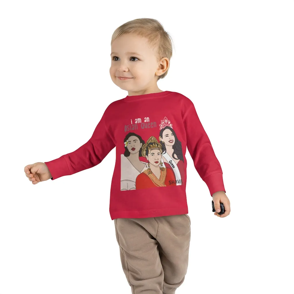 IAC  KIDS Long Sleeves Toddler  / I am Asian Queen