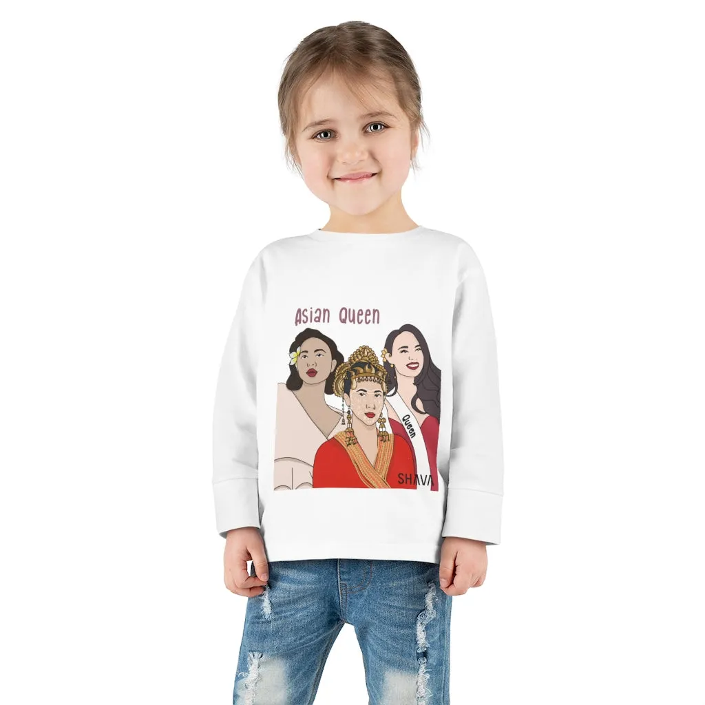 IAC  KIDS Long Sleeves Toddler  / I am Asian Queen